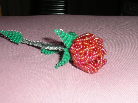 une rose rouge